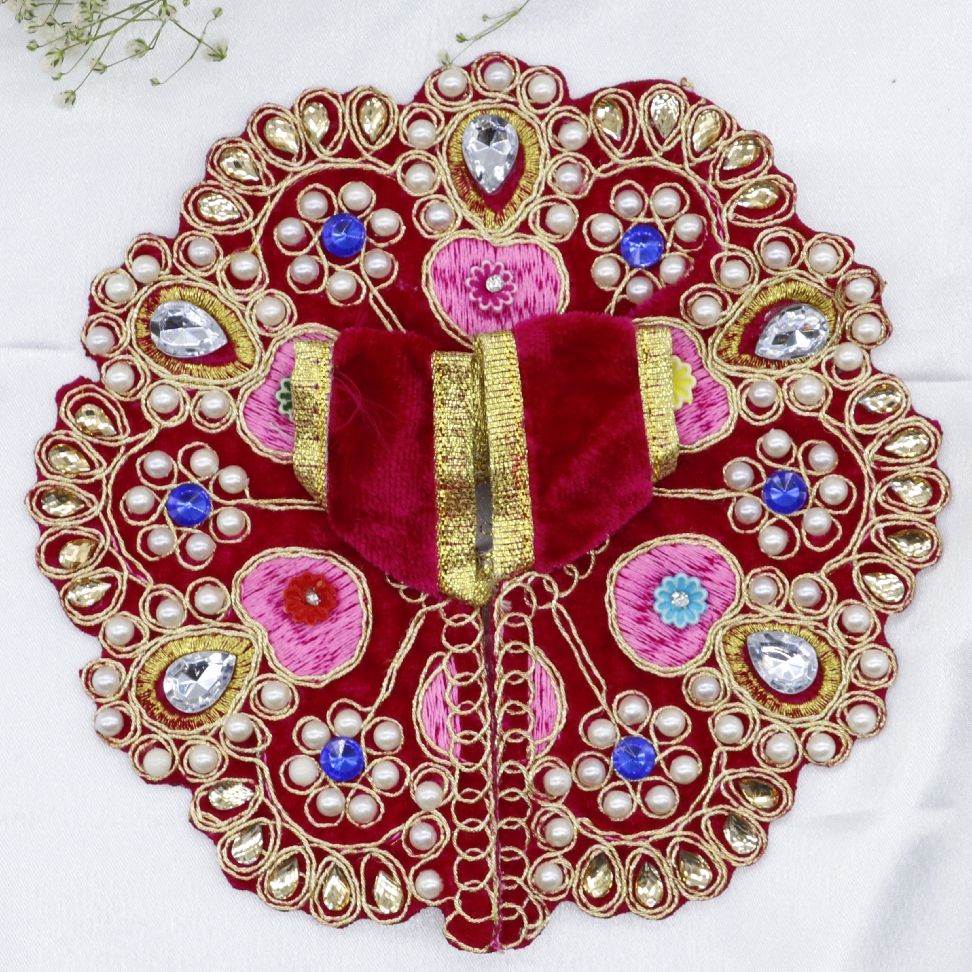 Heera Moti Velvet Base Laddu Gopal Dress