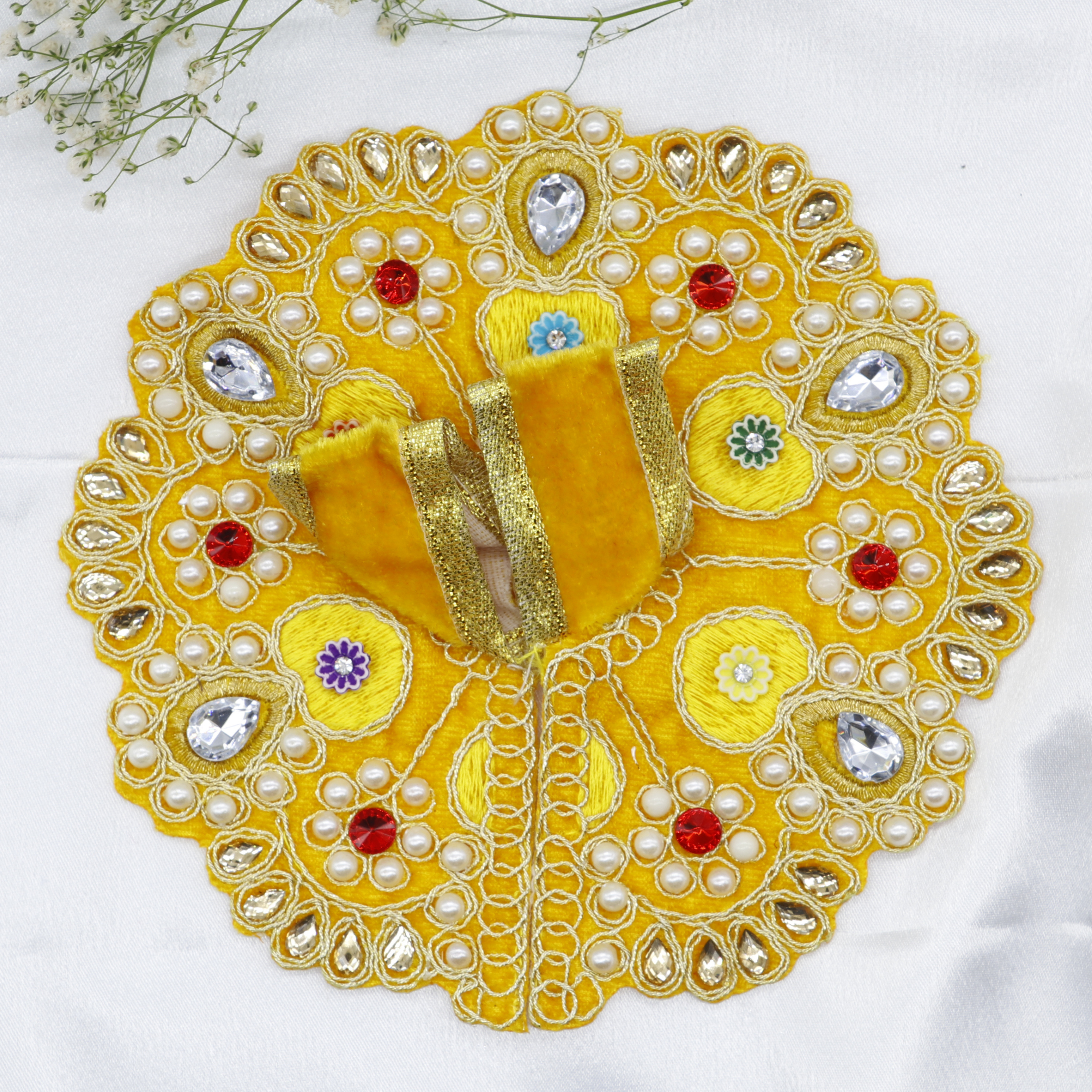 Heera Moti Velvet Base Laddu Gopal Dress