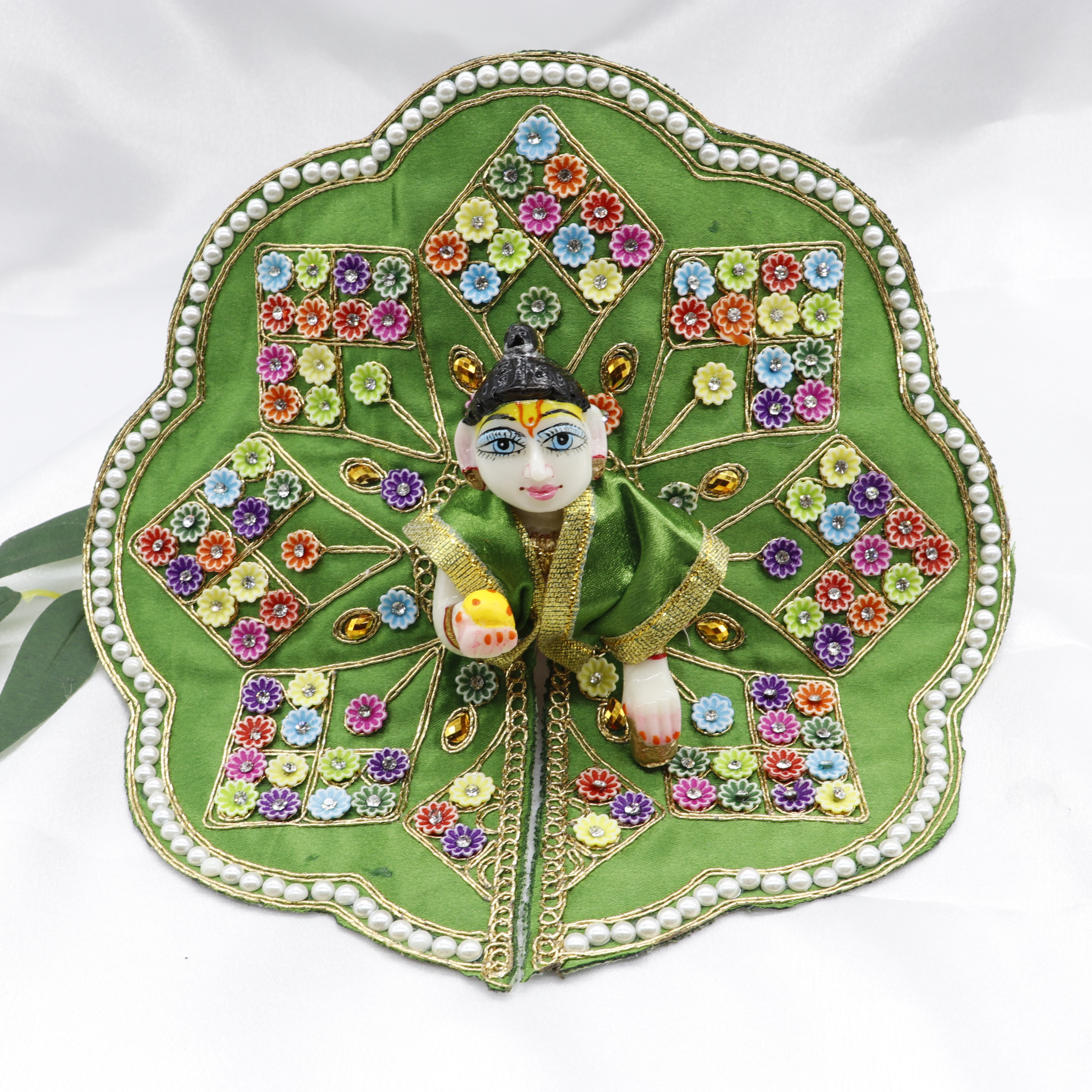 Rangili Buti Design Laddu Gopal Dress