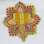 Moti Mandal Design Net Fabric Laddu Gopal Dress