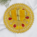 Jhalar Chakra Diamond Work Laddu Gopal Dress