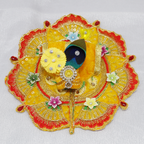 Phool Patti Laddu Gopal Dress With Mukut