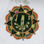 Phool Patti Zari Work Laddu Gopal Dress