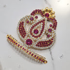Suvarna Sikhar Laddu Gopal Mukut - Mix Color / Pack of 12