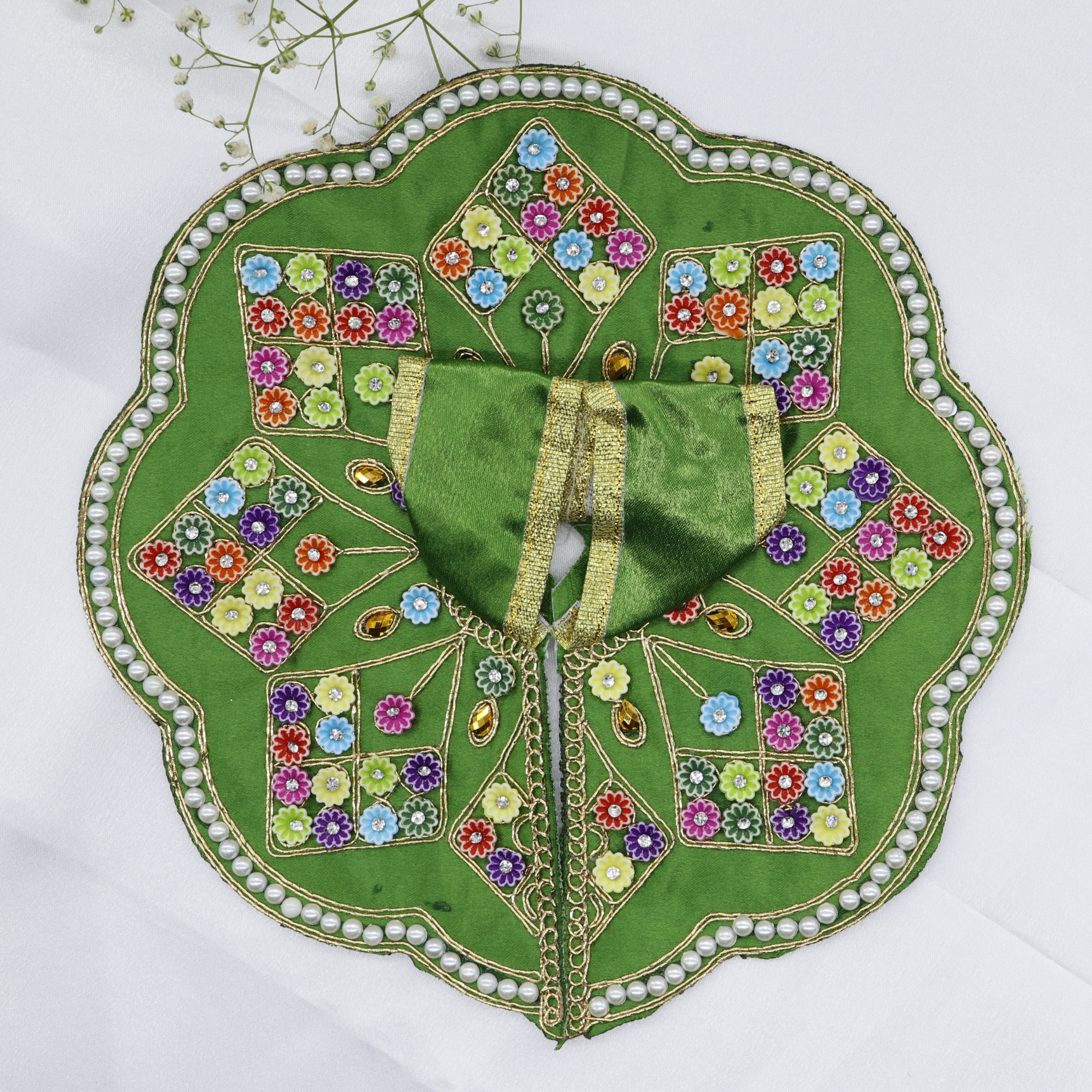 Rangili Buti Design Laddu Gopal Dress