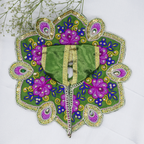 Mayur Rangat Embroidery Laddu Gopal Dress