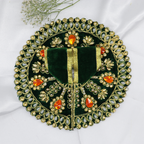 Jhalar Chakra Diamond Work Laddu Gopal Dress