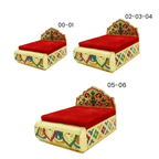 Meenakari Work Bed For Laddu Gopal