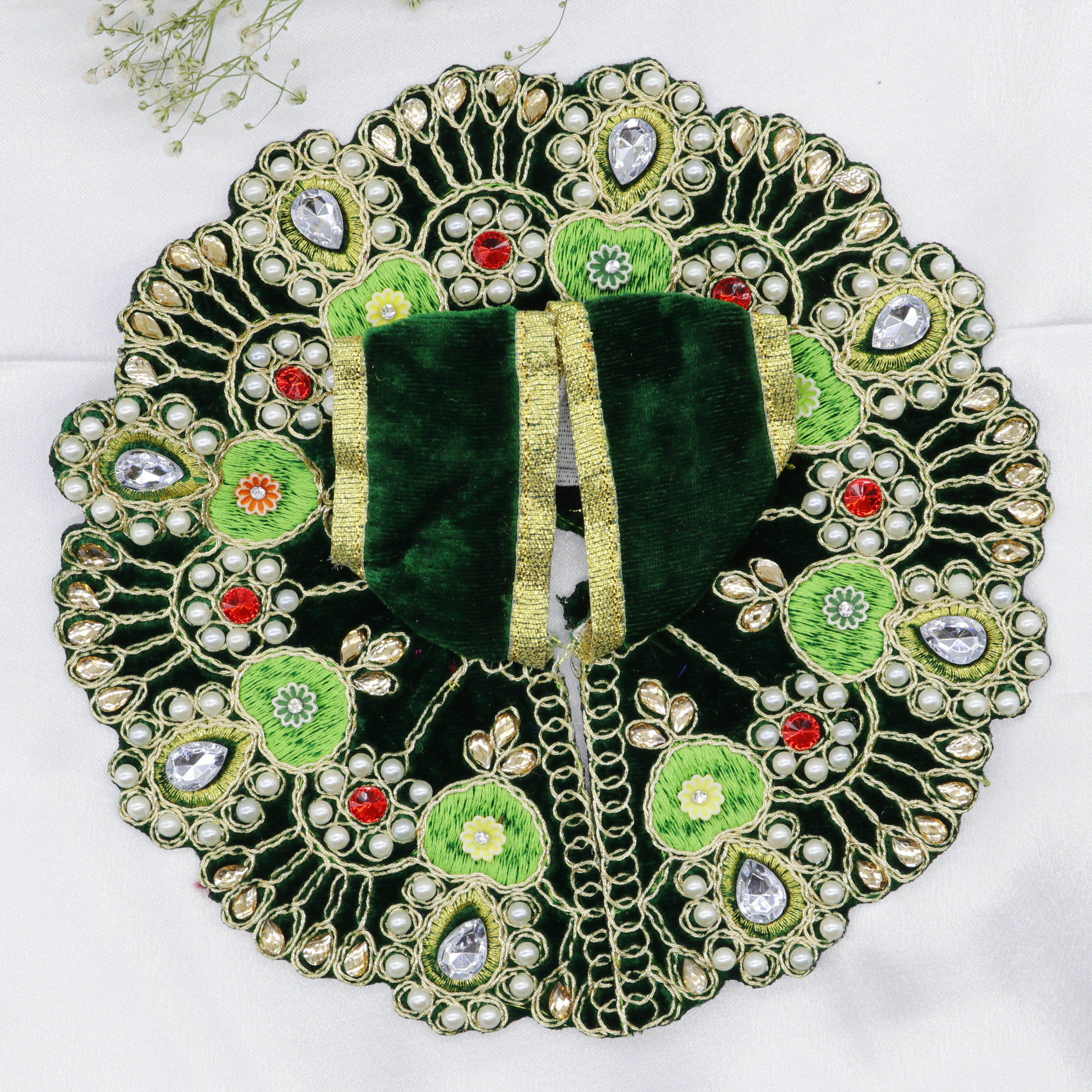 Heera Moti Velvet Base Laddu Gopal Dress