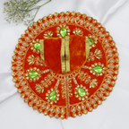 Jhalar Chakra Diamond Work Laddu Gopal Dress