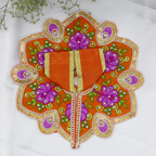 Mayur Rangat Embroidery Laddu Gopal Dress