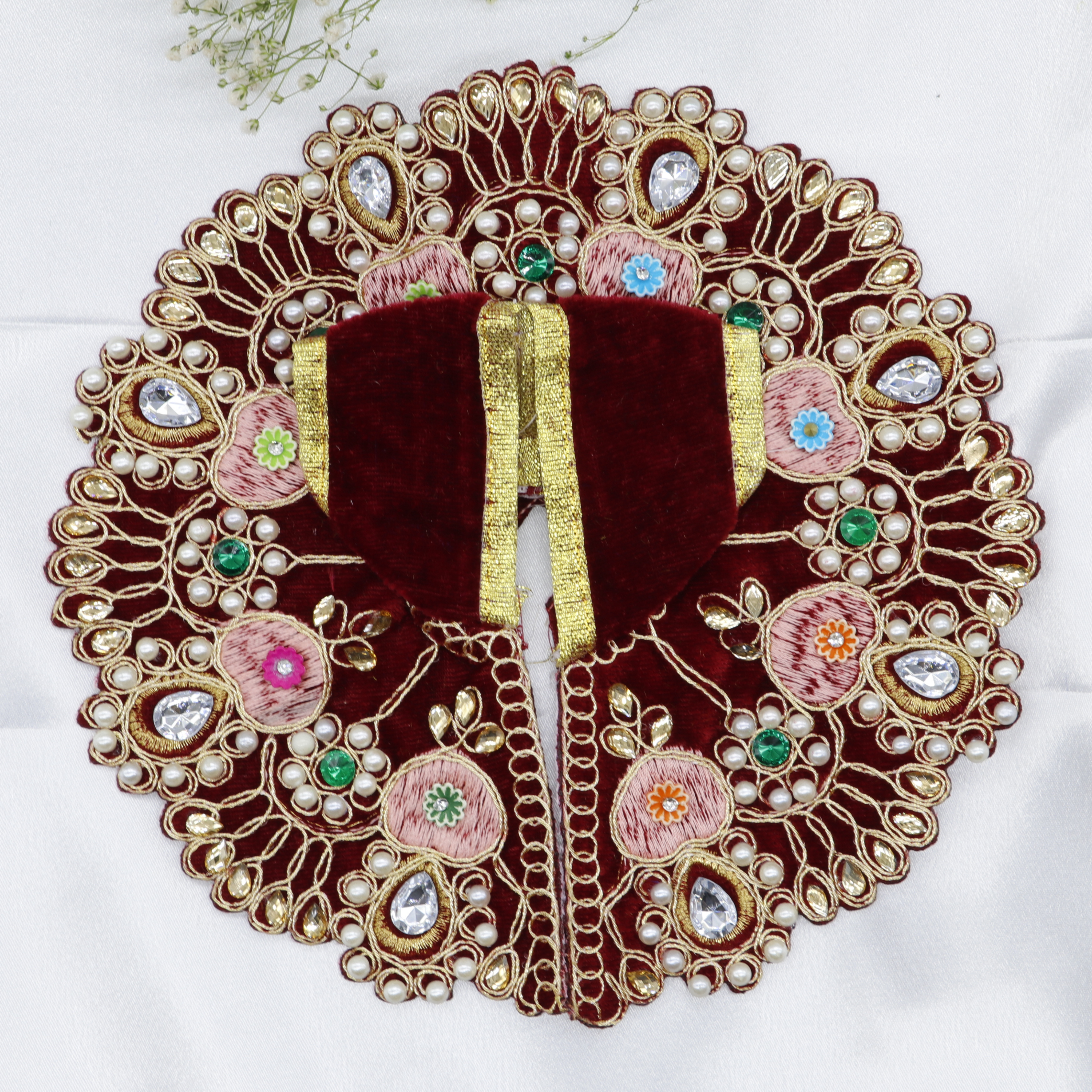 Heera Moti Velvet Base Laddu Gopal Dress