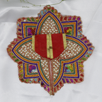 Moti Mandal Design Net Fabric Laddu Gopal Dress