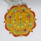 Phool Patti Zari Work Laddu Gopal Dress