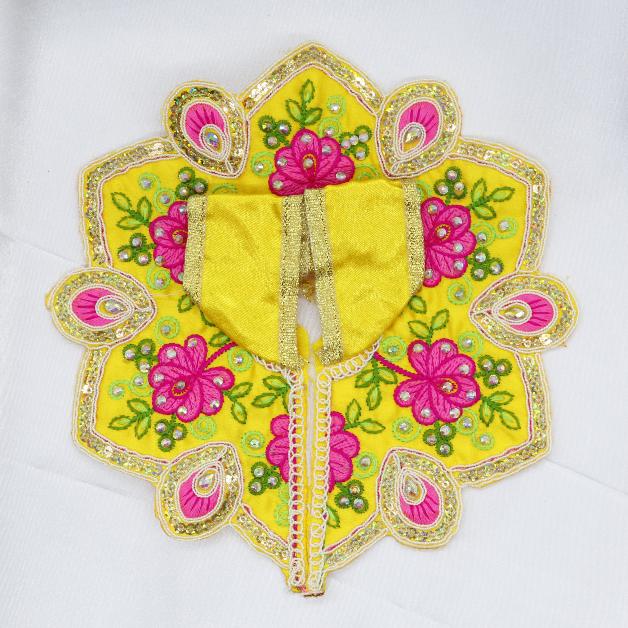 Mayur Rangat Embroidery Laddu Gopal Dress