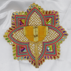 Moti Mandal Design Net Fabric Laddu Gopal Dress