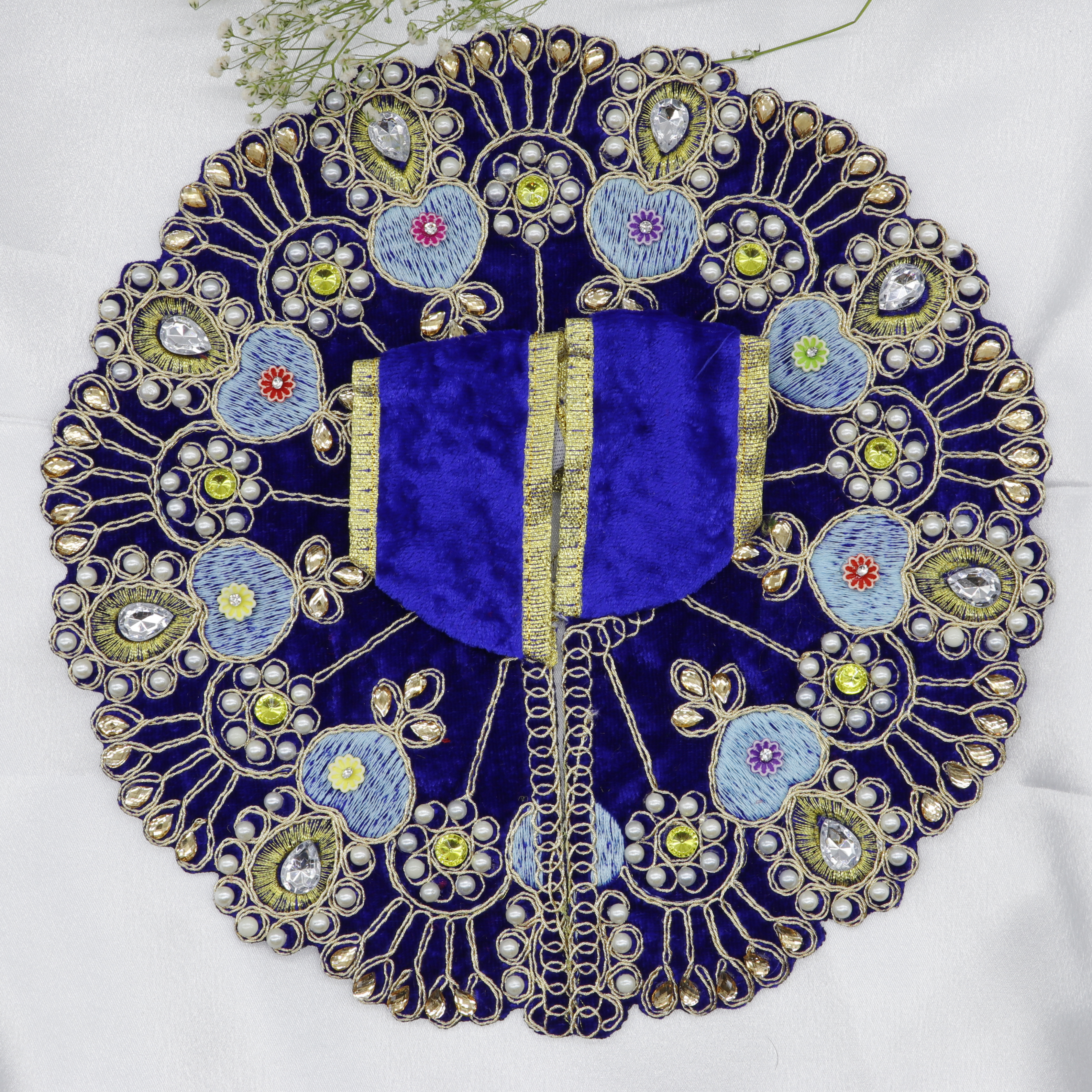 Heera Moti Velvet Base Laddu Gopal Dress