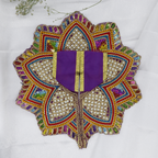 Moti Mandal Design Net Fabric Laddu Gopal Dress