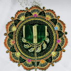 Phool Patti Zari Work Laddu Gopal Dress