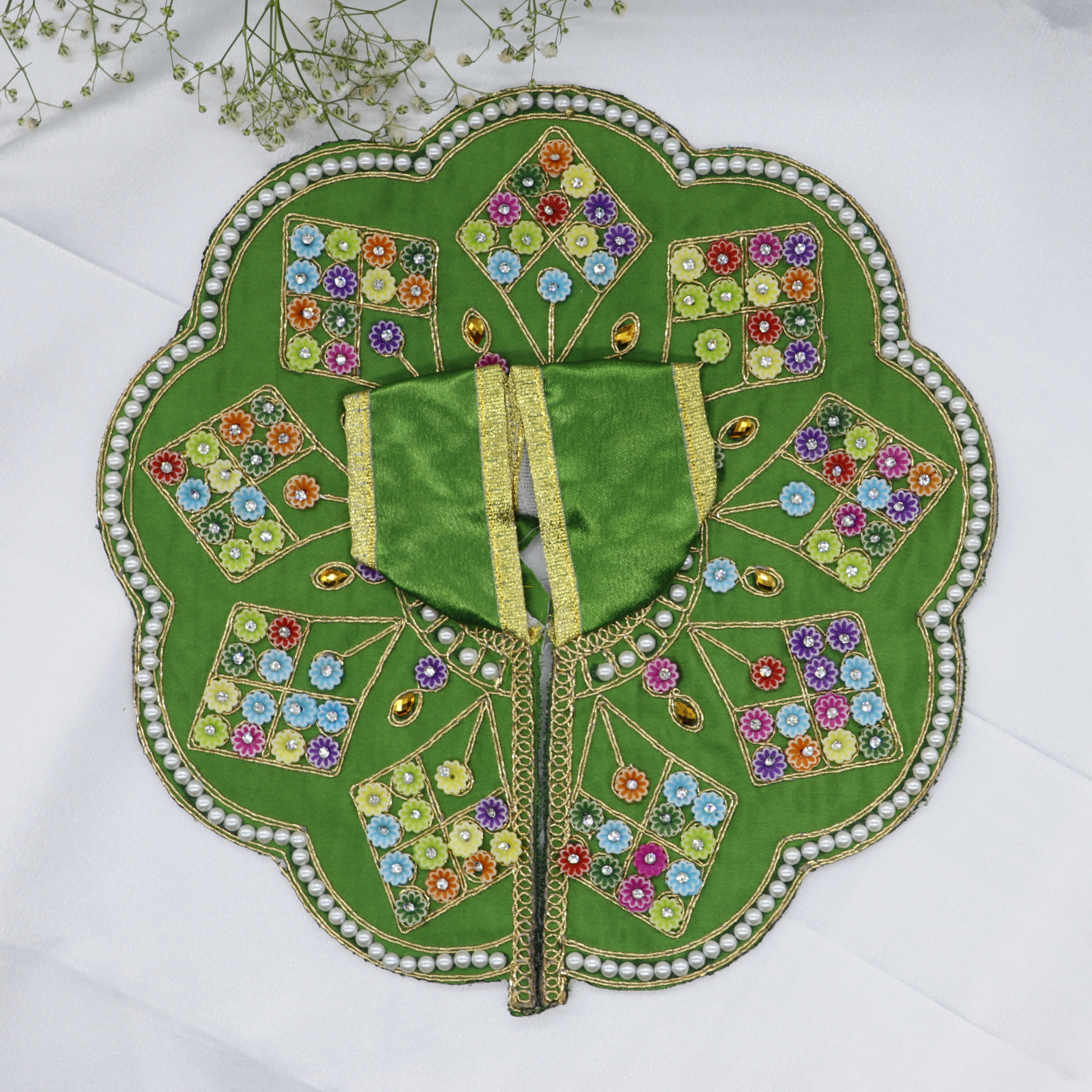 Rangili Buti Design Laddu Gopal Dress