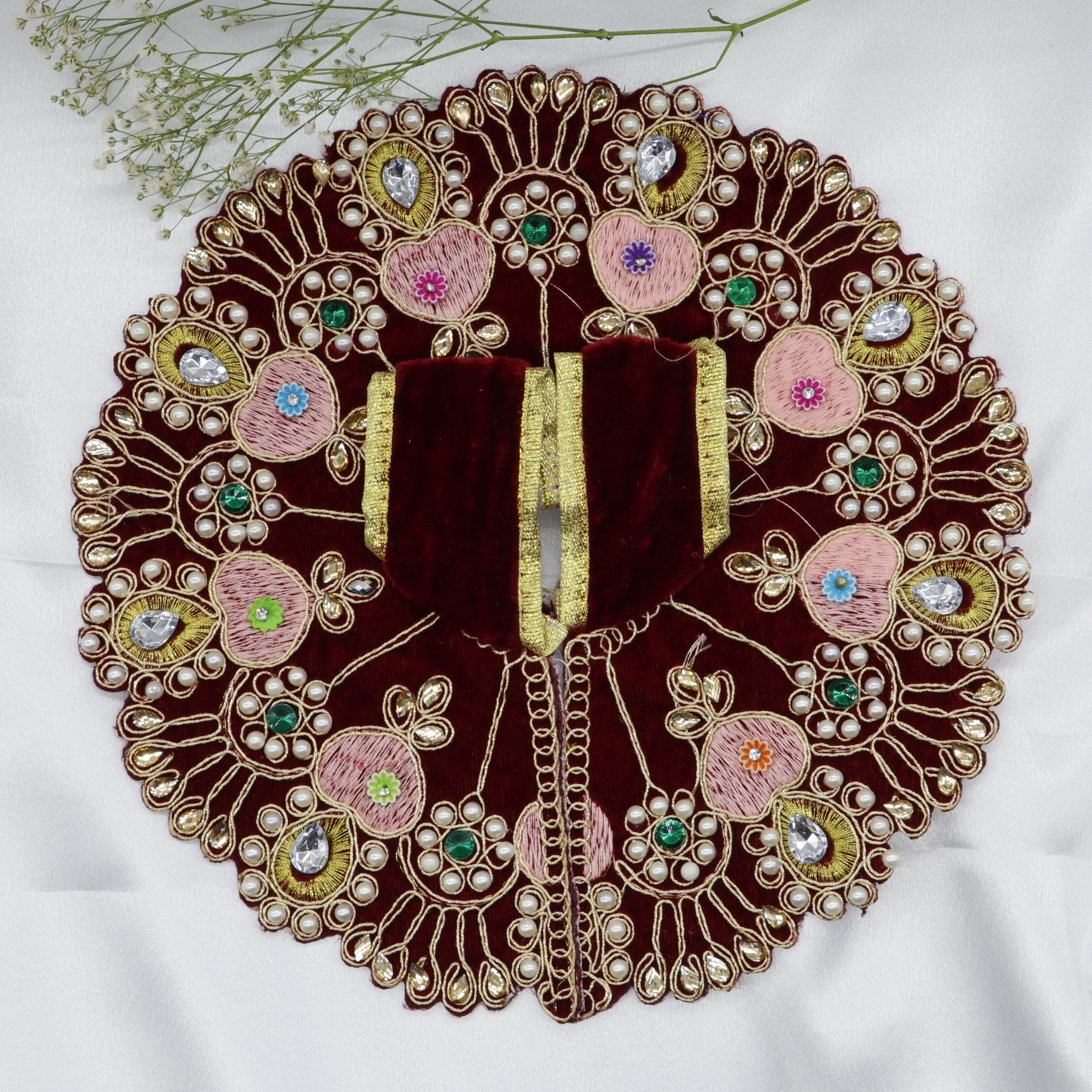 Heera Moti Velvet Base Laddu Gopal Dress