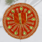 Jhalar Chakra Diamond Work Laddu Gopal Dress