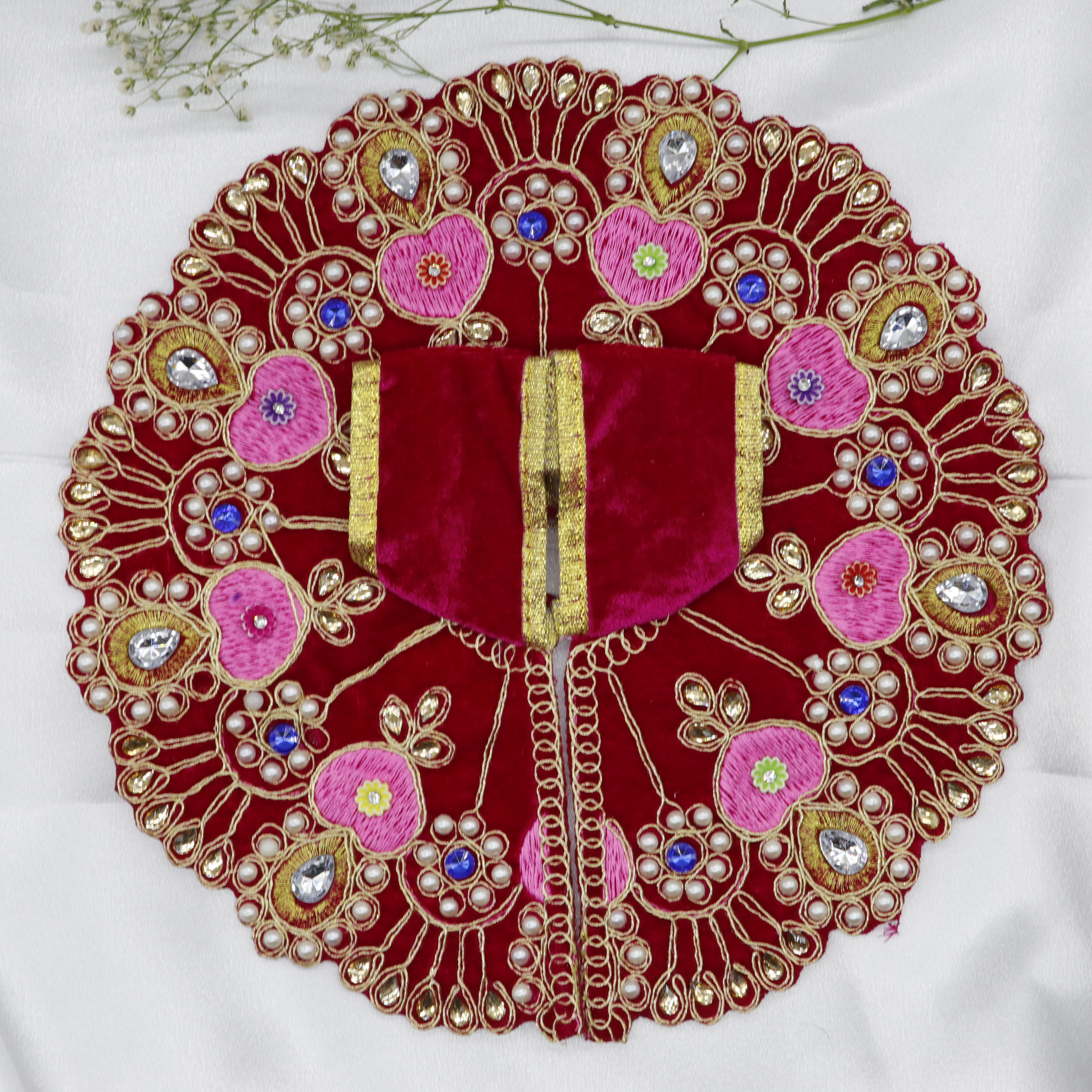 Heera Moti Velvet Base Laddu Gopal Dress