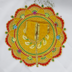 Phool Patti Zari Work Laddu Gopal Dress