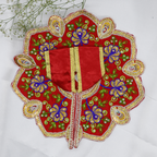 Mayur Rangat Embroidery Laddu Gopal Dress