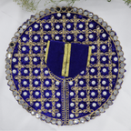 Makhmali Moti Mirror Work Laddu Gopal Dress