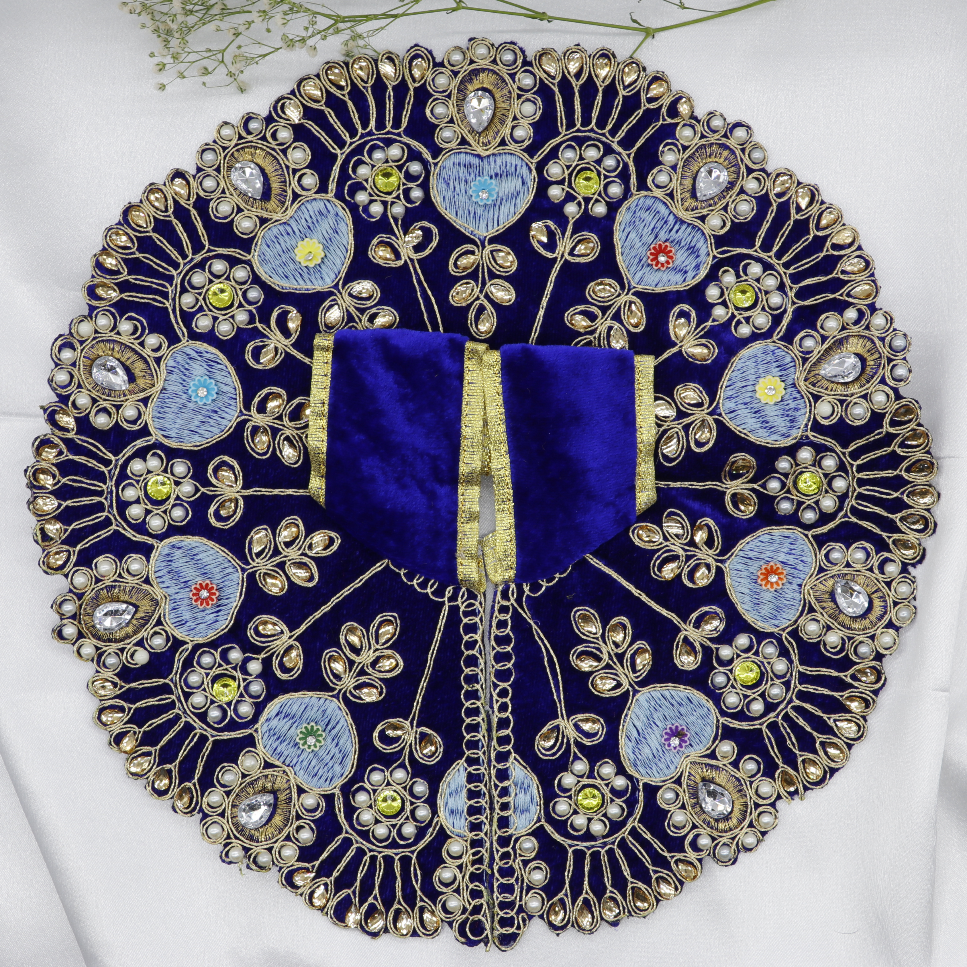 Heera Moti Velvet Base Laddu Gopal Dress