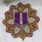 Moti Mandal Design Net Fabric Laddu Gopal Dress