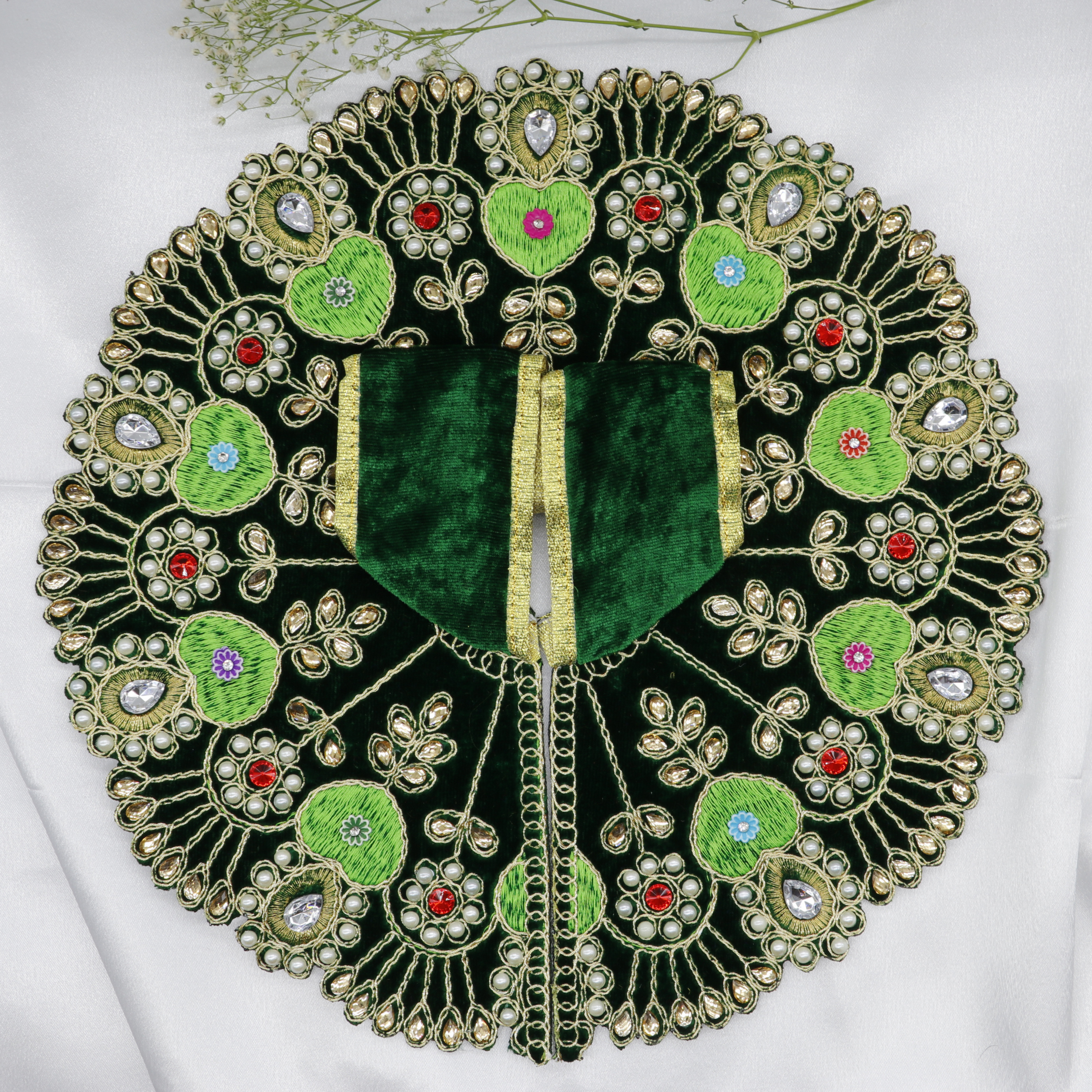 Heera Moti Velvet Base Laddu Gopal Dress