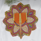 Moti Mandal Design Net Fabric Laddu Gopal Dress