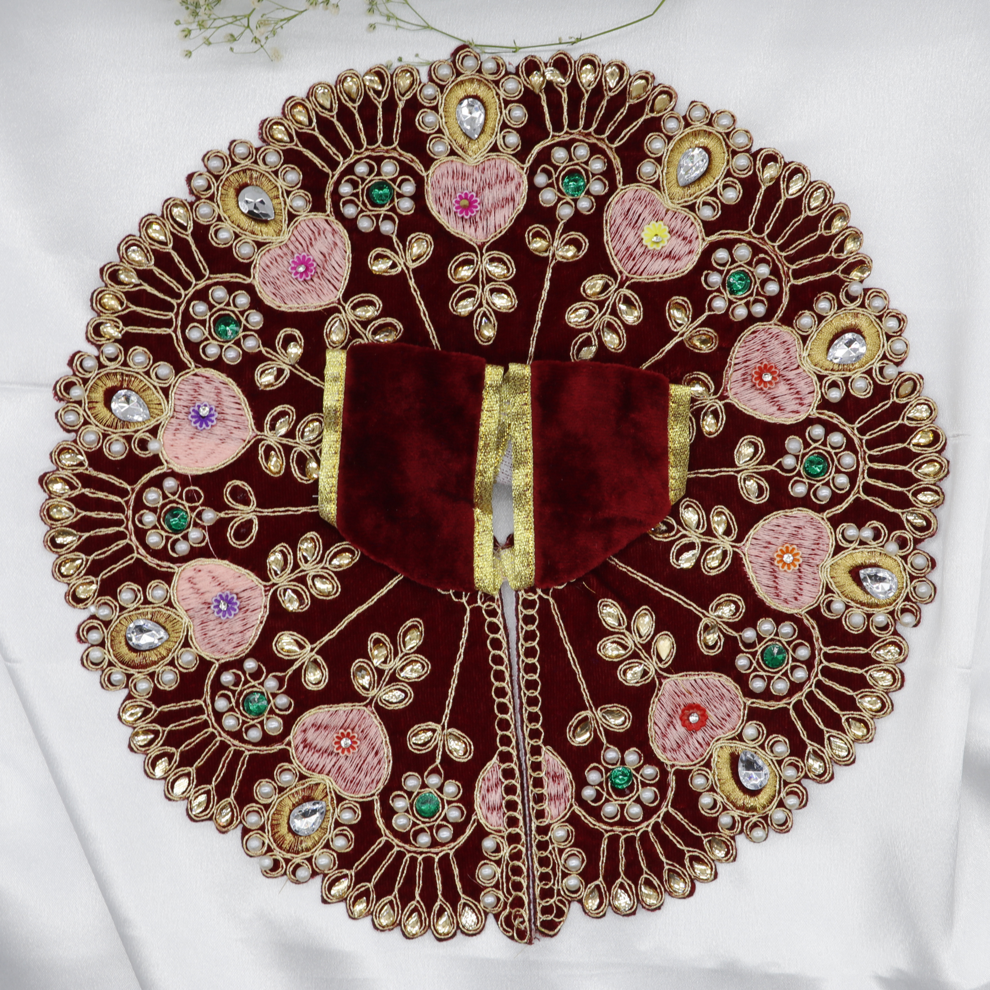 Heera Moti Velvet Base Laddu Gopal Dress