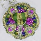 Mayur Rangat Embroidery Laddu Gopal Dress