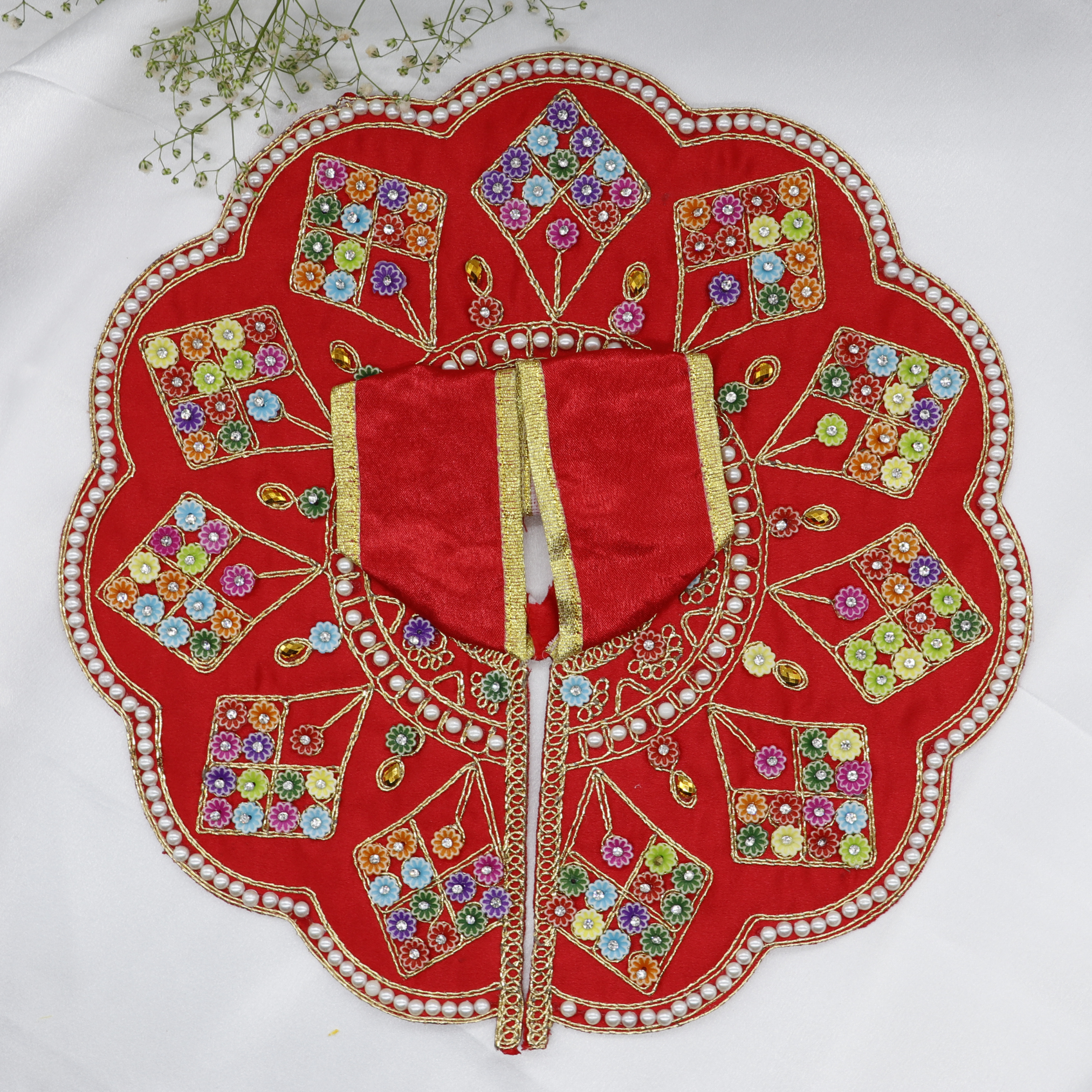 Rangili Buti Design Laddu Gopal Dress