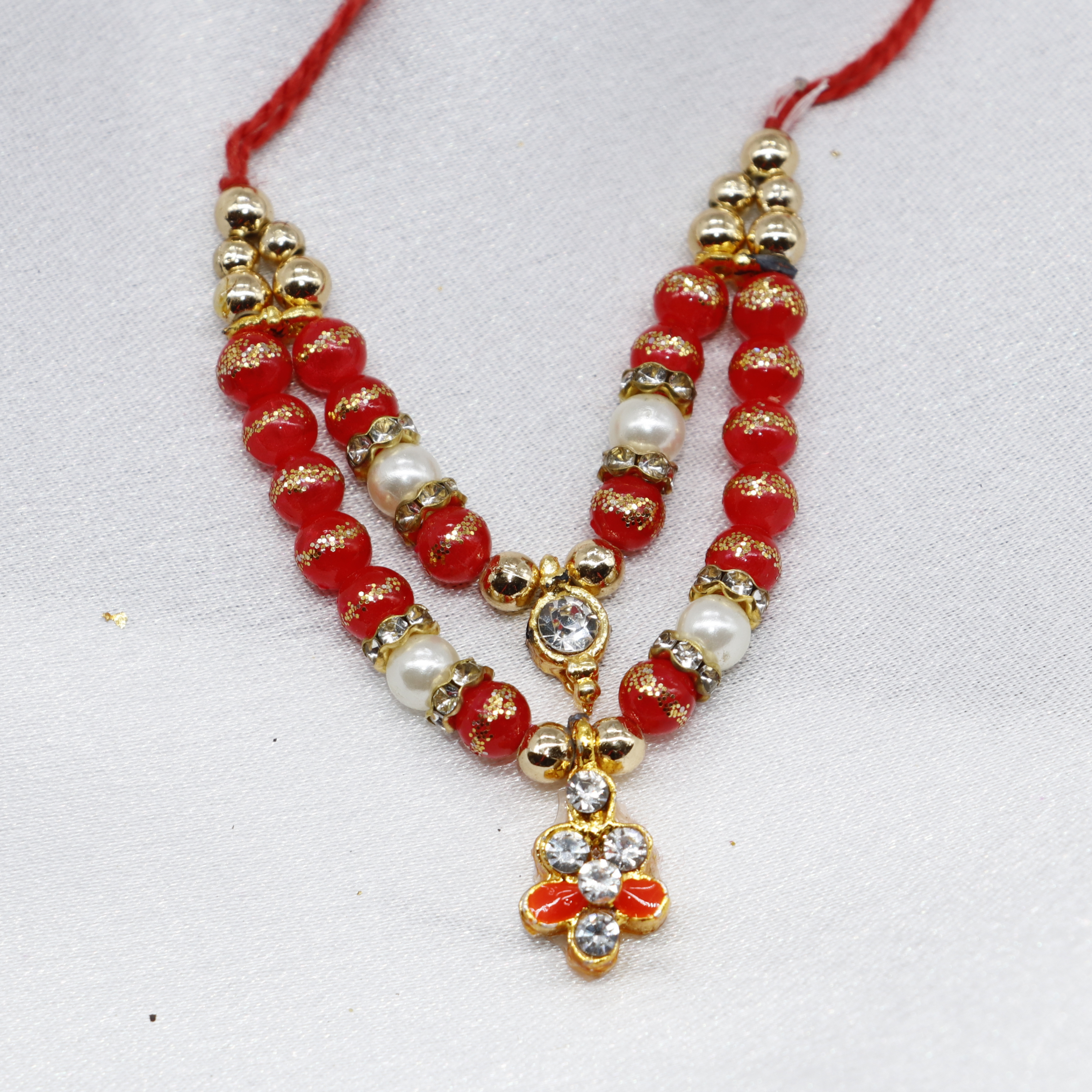 Zari Moti Mala For Laddu Gopal