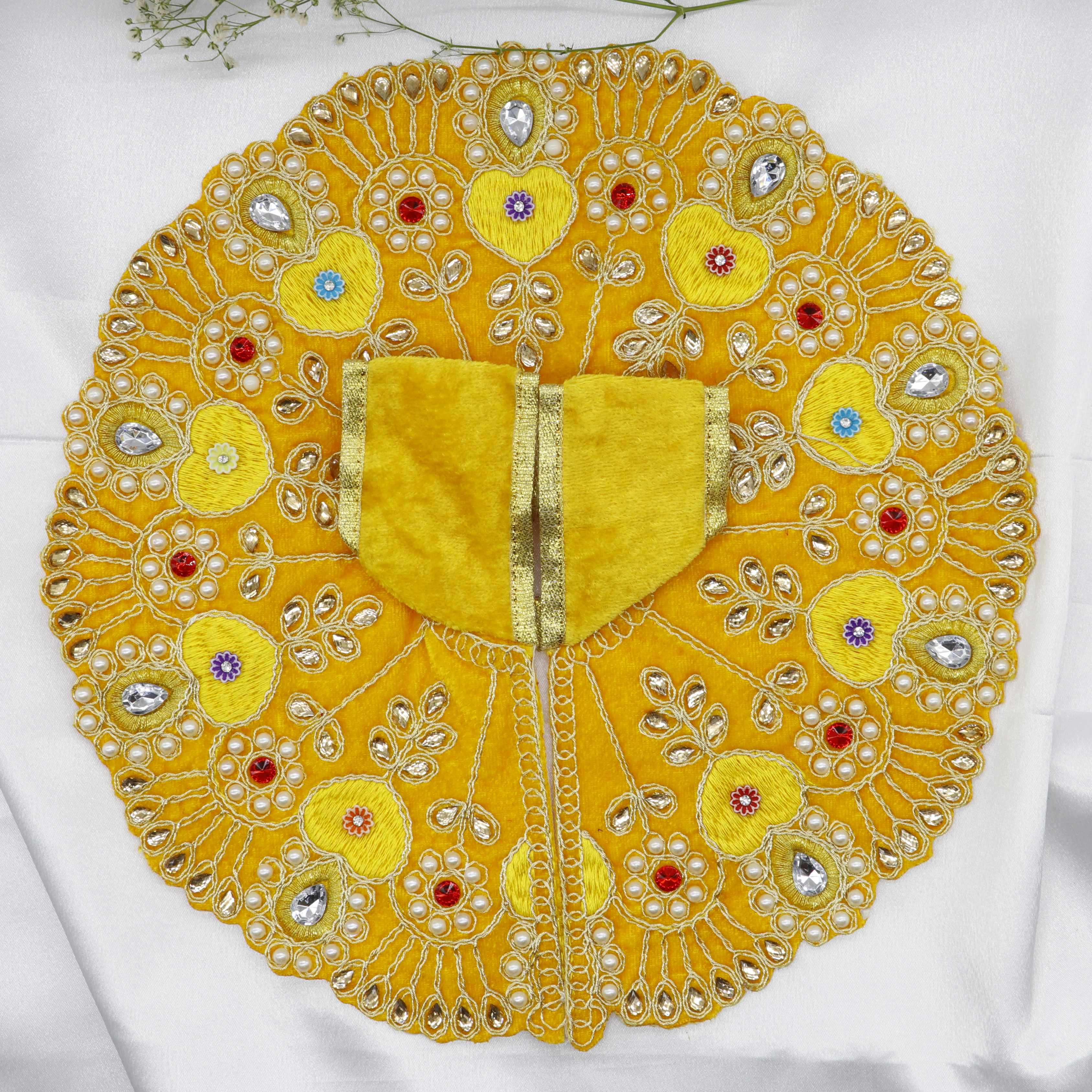 Heera Moti Velvet Base Laddu Gopal Dress