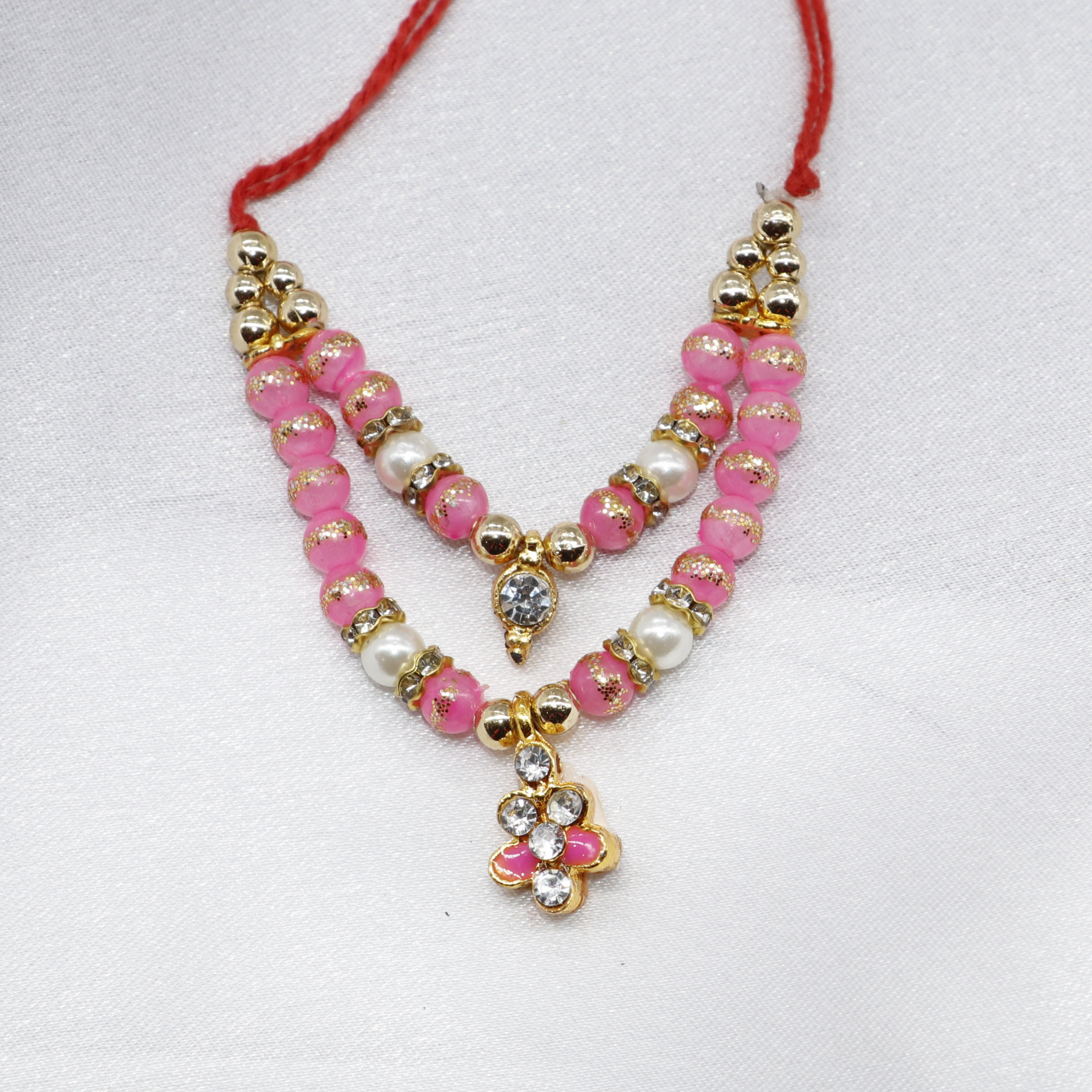 Zari Moti Mala For Laddu Gopal