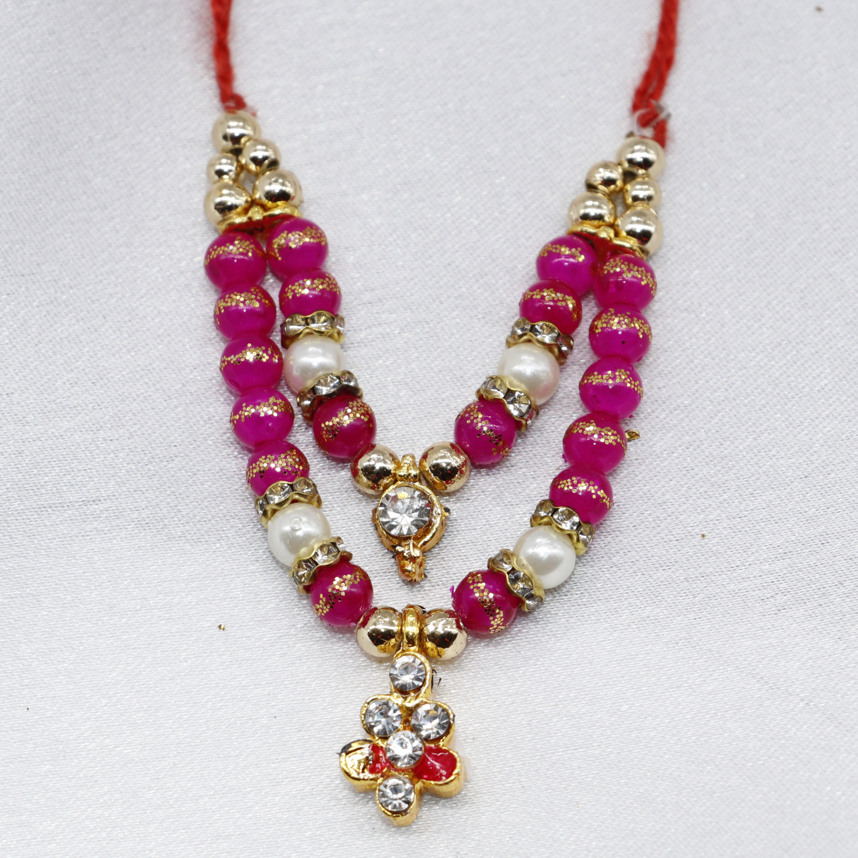 Zari Moti Mala For Laddu Gopal