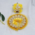 Stone Work Laddu Gopal Dress With Mukut