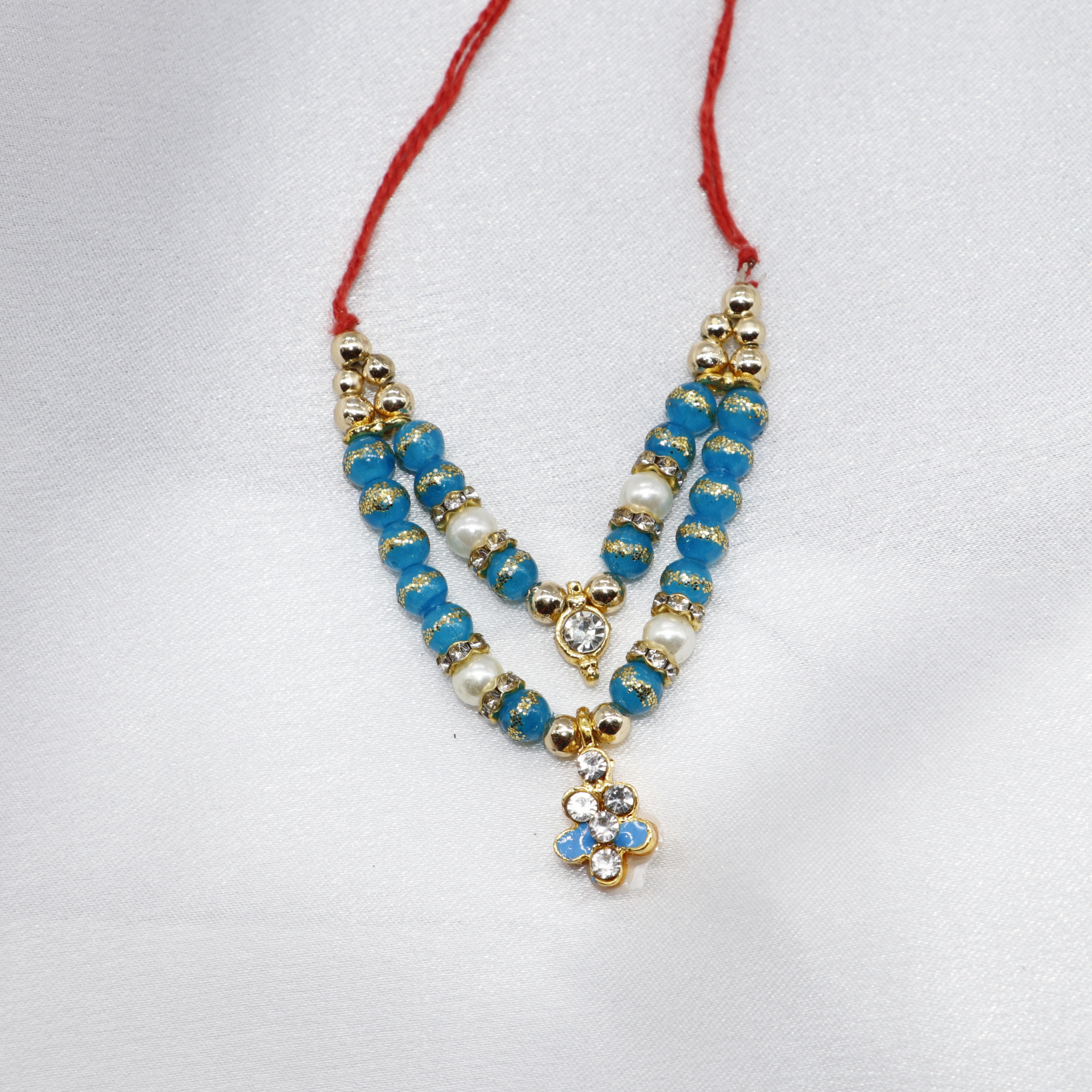 Zari Moti Mala For Laddu Gopal