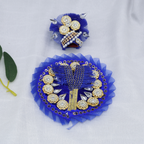 Stone Work Laddu Gopal Dress With Mukut