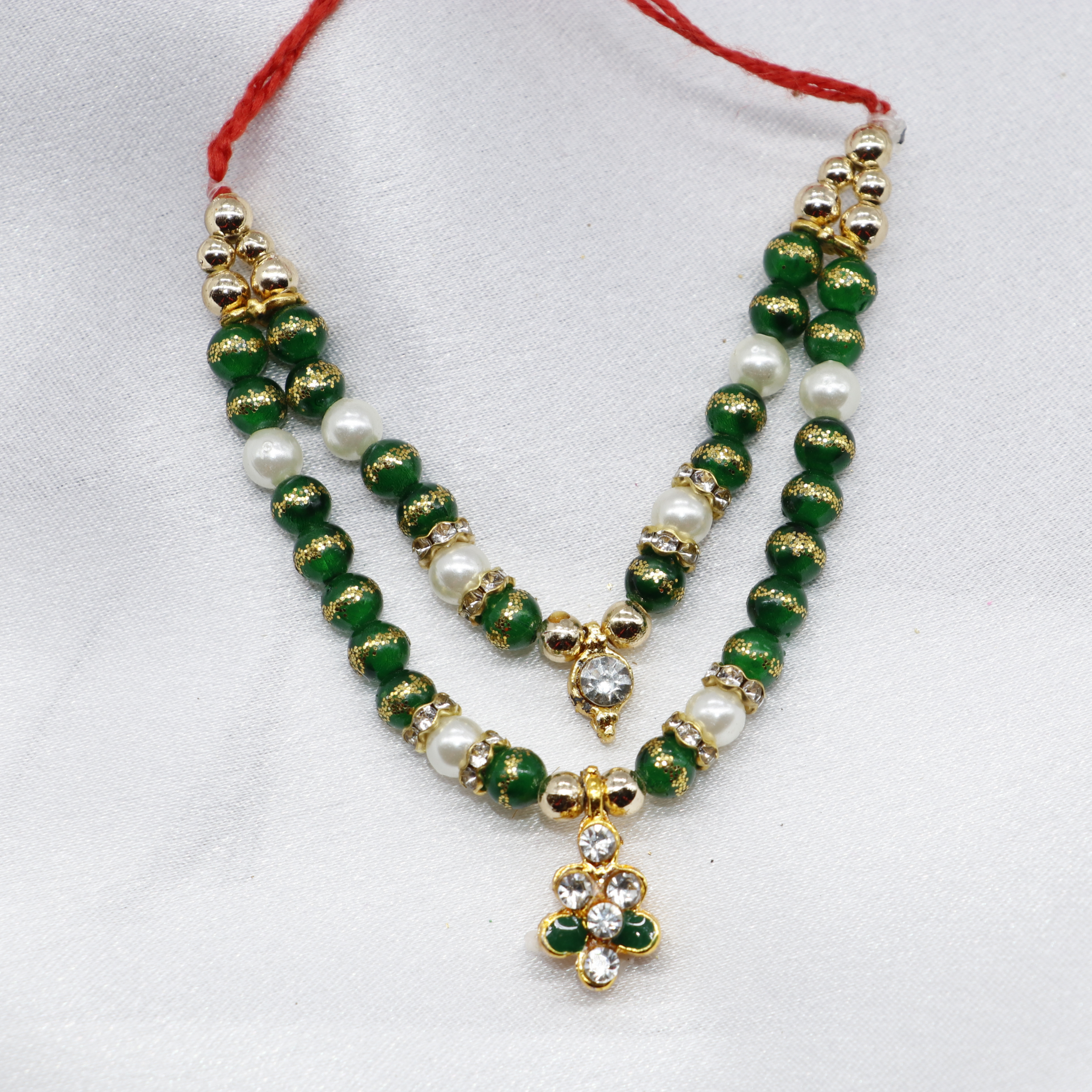 Zari Moti Mala For Laddu Gopal