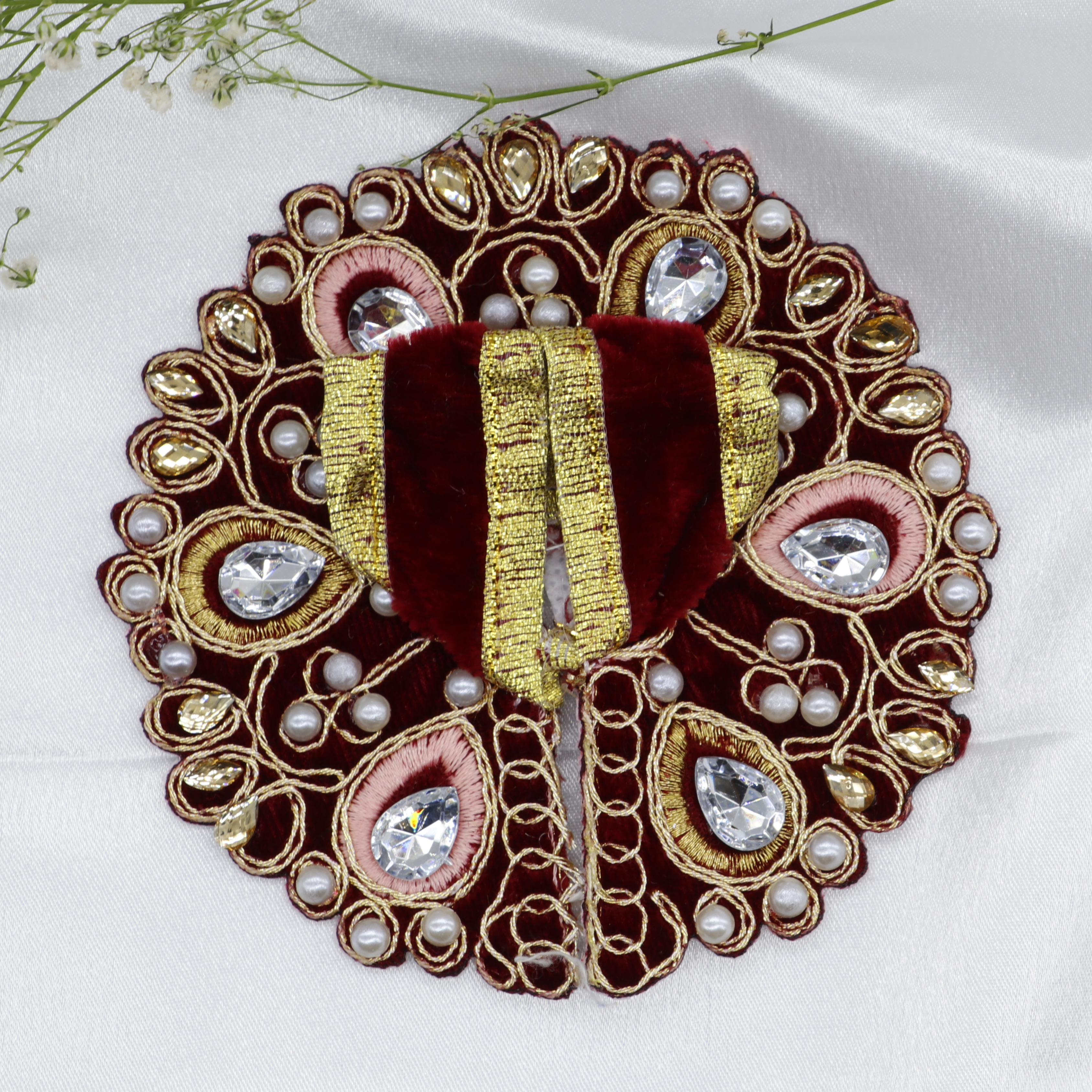 Heera Moti Velvet Base Laddu Gopal Dress