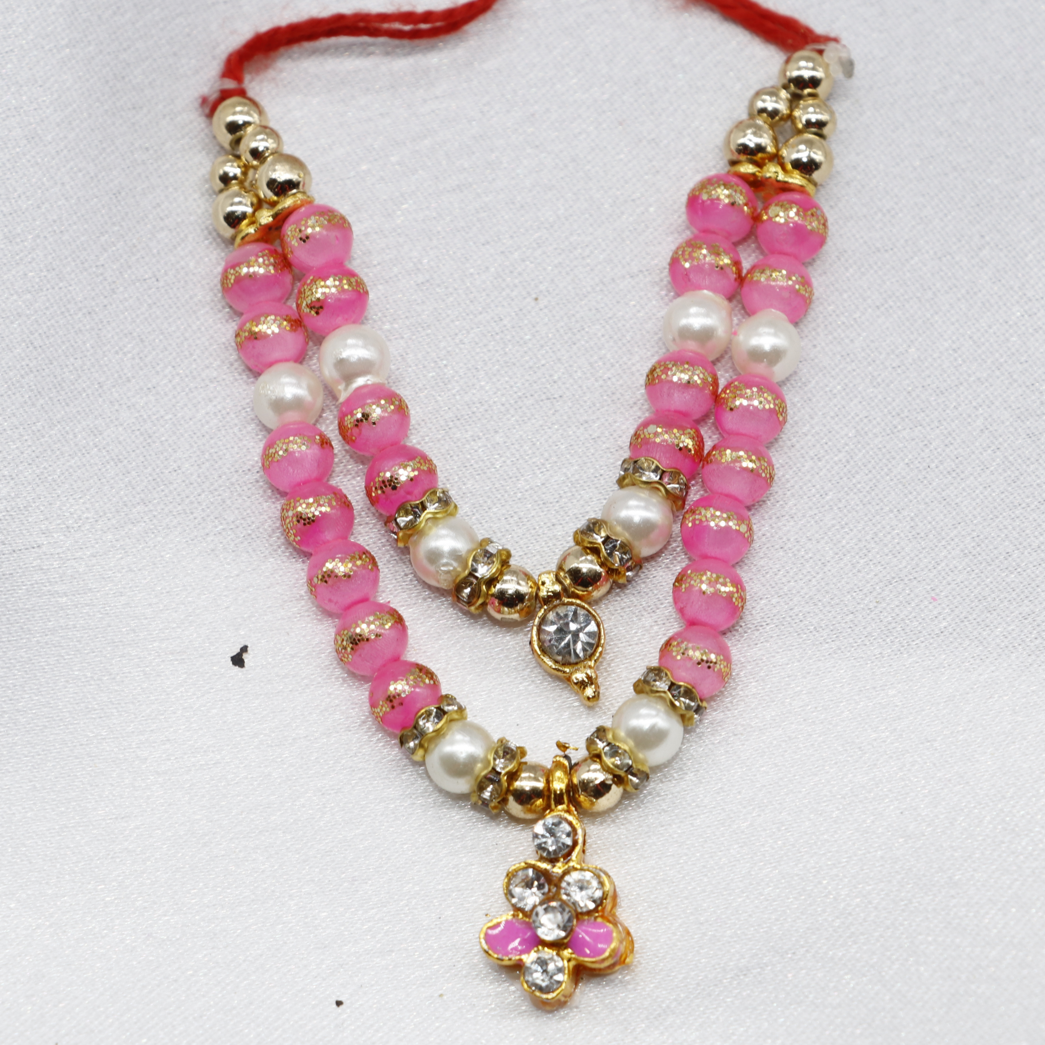 Zari Moti Mala For Laddu Gopal