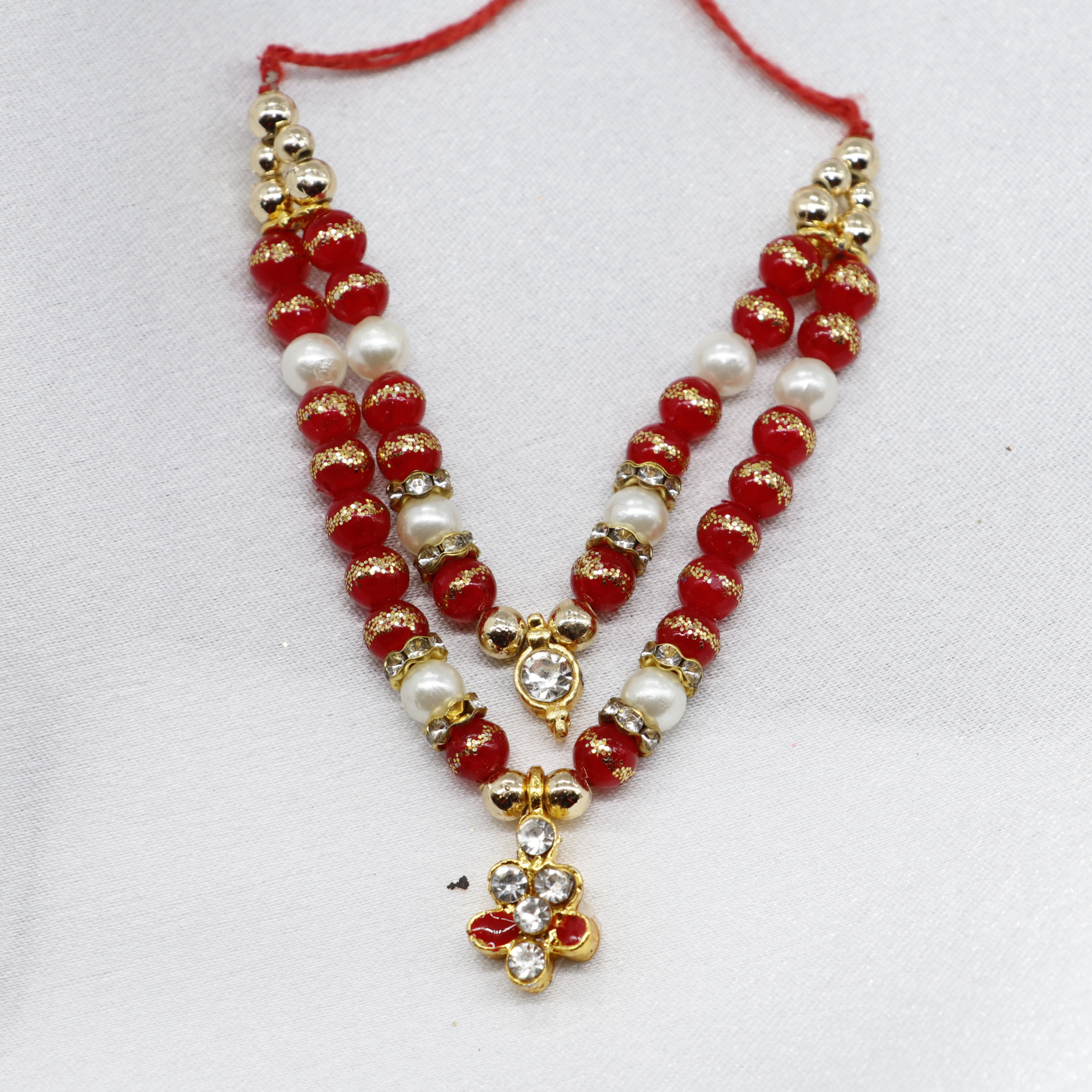 Zari Moti Mala For Laddu Gopal