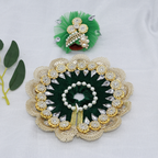 Stone Work Laddu Gopal Dress With Mukut