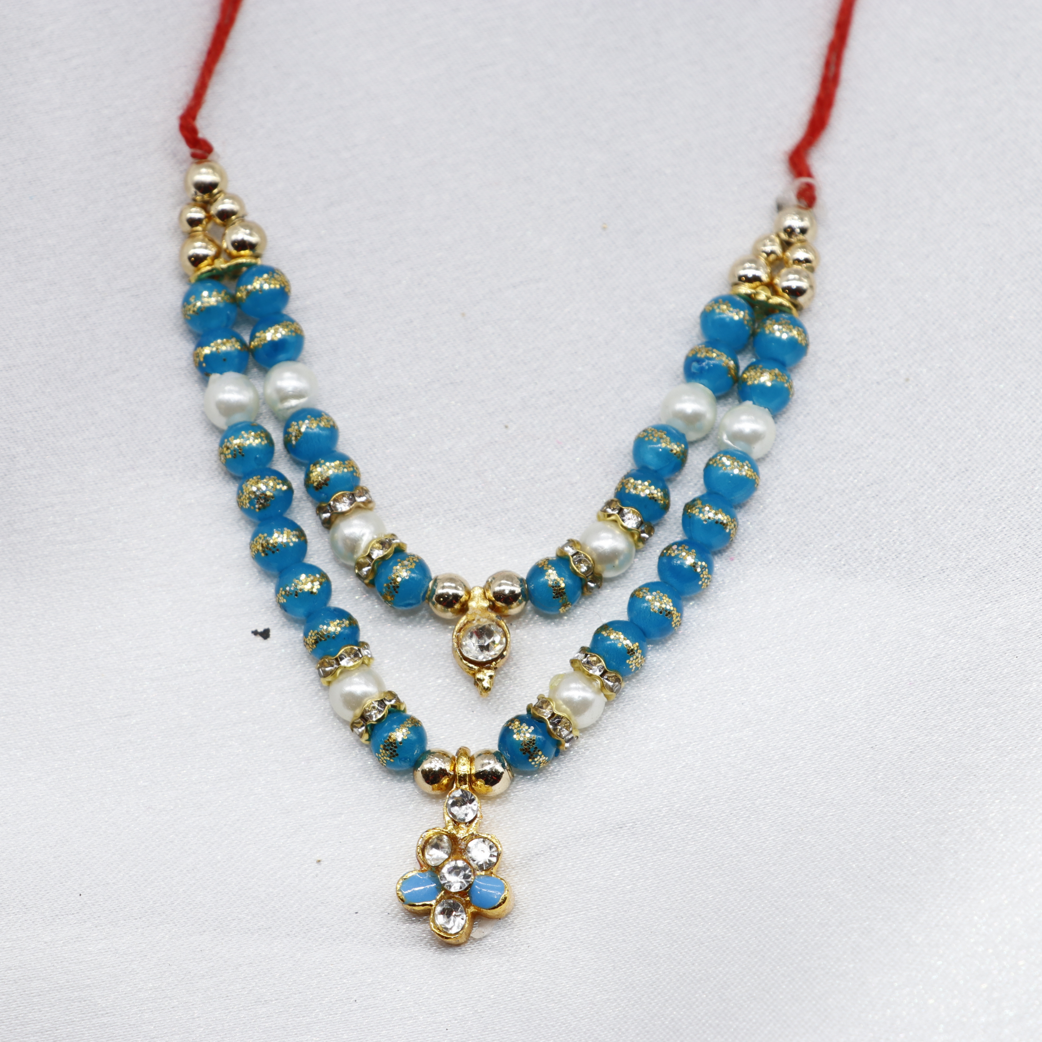 Zari Moti Mala For Laddu Gopal